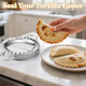 Stainless Steel Tortilla Sealer Crimper - Tacos Tortilla Maker for 6 Inch Burritos Tacos Quesadillas Dumplings - Mess Cooking