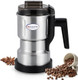 Moongiantgo Coffee Grinder Electric 250W Mini Spice Grain Mill 200ml Capacity Dry Grinding Machine with Small Brush Stainless Steel Blade for Spices Seeds Rice Beans Seasonings 110V