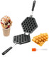 MYFULLY Bubble Waffle Maker Aluminum Alloy Eggettes Pan Double-sided For Home Kitchen Use