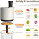 4-in-1 Waterproof Cordless Electric Vegetable Slicer Set - Handheld Electric Chopper Garlic Chopper Food Slicer Hand Mixer with Blender for Chopping Dicing and Pureeing