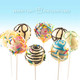 Cake Pop Maker Kit with 2 Silicone Mold Sets with 3 Tier Cake Stand Chocolate Candy Melts Pot Silicone Cake Molds Paper Lollipop Sticks Decorating Pen with 4 Piping Tips Bag and Twist Ties