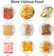 Vacuum Sealer Machine for Meat Preservation Powerful 62Kpa Compact Food Saver Vacuum Sealing Machine Wet and Dry Preserves Freshness with 20 Airtight Bags for Food Storage White