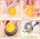 Premium Manual Juicer - Handheld Lemon Squeezer for Citrus Fruits (Orange Lime Grapefruit) - Easy Fast and Efficient Juice Extractor - Dishwasher Safe & Rust-Proof Silver