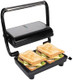 Panini Grill Press Sandwich Maker Press Electric Indoor Grill with Non-Stick Coated Plates 180 Degrees Opening Perfect for Grilling Steaks Burger Sandwich Panini Grill Press Sandwich Maker Press Electric Indoor Grill with Non-Stick Coated Plates 180 Degrees Opening Perfect for Grilling Steaks Burger Sandwich