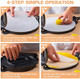 Cast Iron Tortilla Press Heavy Duty Tortilla Pataconera 10-inch Flour Tortilla Press with Foldable Handle Taco press with Some Parchment Paper Roti Maker Black