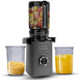 Cold Press Juicer Slow Juicer Machine Easy to Clean Self-Feeding Masticating Juicer with Large Feed Chute for Whole Fruits and Vegetables High Juice Yield Gray Cold Press Juicer Slow Juicer Machine Easy to Clean Self-Feeding Masticating Juicer with Large Feed Chute for Whole Fruits and Vegetables High Juice Yield Gray