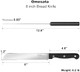 Bread Knife Serrated 8 inch Bread Knifes for Homemade Bread Sourdough Blade Razor Sharp and Wavy Edge from Professional Stainless Steel