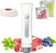Food Storage Vacuum Sealer Machine 30 Reusable Vacuum Seal Bags & 150 Labels 60kPa Auto Pressure Release Compact Lightweight BPA- Leakproof Storage for Home Kitchen Preservation Food Storage Vacuum Sealer Machine 30 Reusable Vacuum Seal Bags & 150 Labels 60kPa Auto Pressure Release Compact Lightweight BPA- Leakproof Storage for Home Kitchen Preservation
