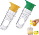 2PCS Mini Lemon Squeezer Screw Top Lemon Juicer Squeezer Portable Lime Squeezer with Lid Manual Citrus Press Easy to Make Juice from Fruits