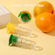 2PCS Mini Lemon Squeezer Screw Top Lemon Juicer Squeezer Portable Lime Squeezer with Lid Manual Citrus Press Easy to Make Juice from Fruits