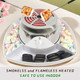 Smores Maker Tabletop Indoor Kit Smores Kit Indoor Smore Maker Tabletop Smores Maker Flameless Electric S'mores Maker Marshmallow Roaster Movie Night Supplies Housewarming Christmas s 120V 345W