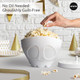 OTOTO Scary Poppings Microwave Popcorn Popper - Gothic Popcorn Microwave Popper Silicone Microwave Popcorn Collapsible Bowl Popcorn Bowls Halloween Goth Accessories Goth s (White)
