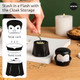 OTOTO Grindula Herb Grinder - Dracula Gothic Manual Spice Grinder for Kitchen Halloween Mini Spice Grinder Unique Kitchen Gadgets Goth Accessories Spooky Goth Kitchen s Black