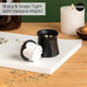 OTOTO Grindula Herb Grinder - Dracula Gothic Manual Spice Grinder for Kitchen Halloween Mini Spice Grinder Unique Kitchen Gadgets Goth Accessories Spooky Goth Kitchen s Black