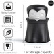 OTOTO Grindula Herb Grinder - Dracula Gothic Manual Spice Grinder for Kitchen Halloween Mini Spice Grinder Unique Kitchen Gadgets Goth Accessories Spooky Goth Kitchen s Black