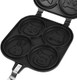 Oumefar Waffle Maker Square Pancake Pan 4 Holes Double-sided Lovely Cartoon Animal Pattern Non-stick Breakfast for Bakery