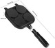 Oumefar Waffle Maker Square Pancake Pan 4 Holes Double-sided Lovely Cartoon Animal Pattern Non-stick Breakfast for Bakery
