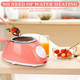 8.45oz Melting Fondue Set MINI Electric Chocolate Melting Pot Chocolate Fondue Fountain Warmer Machine for Milk Chocolate Cheese Butter Candy (Pink)