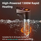 Sous Vide Cooker WiFi APP and Recipes Included 1300W IPX7 Waterproof Immersion Circulators Precision Slow Cooker Steak Cooker Digital Display Control Ultra Quiet Fast Heating Easy to store