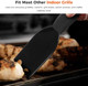 2-Pack Universal Grill Scraper for George Foreman & Most Grooved Indoor Grills Heat-Resistant Nylon Spatula for Easy Cleaning & Non-Stick Surfaces