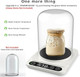 Sourdough Starter Warmer 3.0 for Kitchen Precise 1°F Thermostat Control (70-100°F) Auto Warming On/Off 12-Hour Timer Game Changer for Home Baking Black