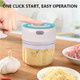 GREEN & PINK - Mini Electric Food Processor and Garlic Chopper - 250ML USB Charging 3 Blades - Perfect for Chopping Vegetable Pepper Onion Garlic Ginger Spice Meat Baby Food & More (Bundle) GREEN & PINK - Mini Electric Food Processor and Garlic Chopper - 250ML USB Charging 3 Blades - Perfect for Chopping Vegetable Pepper Onion Garlic Ginger Spice Meat Baby Food & More (Bundle)