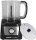 Electric Vegetable Chopper & Food Processor 3 Cup Capacity For Mincing Emulsify and Puree with Extra Slicer and Shredder Blade Disc Black