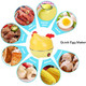 Electric Multifunctional Chicken Shape Rapid Egg Boiler 7 Egg Capacity Automatic Shut Off Mini Breakfast Machine Electric Rapid Egg Cooker Egg Hard Boiled