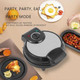 Waffle Cone Maker Waffle Cone and Bowl Maker Ice Cream Cone Maker Cooking Tool Round Waffle Baking Pan for House Commercial Homemade DIY Ice Cream Cone
