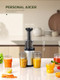 Masticating Juicer Machines Reemix Cold Press juicer Machine Compact & Small Size Juice Extractor Nutrient and Vitamin Dense BPA- Tritan Easy to Clean (Silver)