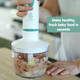 Sage Spoonfuls Baby Food Steamer Basket Stainless Steel Collapsible Steamer Basket for Baby Food Vegetables & Fruit Dishwasher Safe Baby Food Cooker