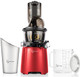 SANA 868 Wide Mouth Premium Cold Pressed Vertical Juicer Patented Trap Door System Includes 2 Premium Accessories 240W High Torque Motor 15 Year (Black)