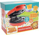 Daniel Tiger Neighborhood Waffle Maker Iron- Electric Nonstick Waffler Feat. 3D Mini Character Shaped Waffles Pancakes- Daniel Tiger Katerina Kitty Cat & Trolley- Fun Breakfast for Kids - Great