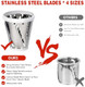 d Version - Cheese Grater Slicer Shredder Attachments for KitchenAid Stand Mixers Food Slicers Salad Maker Accessory Vegetable Chopper with 4 Blades Dishwasher Safe