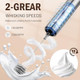 Milk Frother Wand for Coffee Coffee Foamer Drink Mixer Handheld Frother Rechargeable Electric Whisk with 5 Heads 2 Speeds for Latte Cappuccino Hot Chocolate Egg(Home and Travel Set Black)