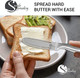 Simple preading Magic Butter Knife Spreader and Curler - Complete Your Kitchen Knives Set Curl Your Butter with Ease 3 Different Ways