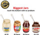 Simple preading Stainless Steel Spreader Knife: Spatula for Peanut Butter Jelly Chocolate Strawberry Jam. 11.5" Multifunction Stir & Scrape BIG Jar