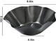 Large Taco Shell Bowl Maker Molds – 4 Pieces 8.4" Nonstick Carbon Steel Tortilla Maker Shell Pans Baking Molds Tostada for Frying Salad Bowls