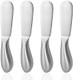 SourceTon 4 Pieces Cheese Spreader Set Stainless Steel Multipurpose Cheese and Butter Spreader Knives
