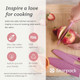 Starpack 'Finger Loving' Kid Safe Kitchen Knife Set of 3 - Kids Knife Set for Real Cooking - Serrated Edges Toddler Knives Set for 3+ Year Olds - Montessori Knive Set - BPA- Nylon Knives for Kids