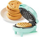 4-Slice Waffle Maker with Nonstick Surface 1200W Waffle Iron Time & Temperature Control LCD Display Perfect Waffle Maker for Kids and Families Stainless Steel Silver