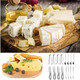 16 Pcs Spreader Knife Set Stainless Steel Multipurpos Cheese and Butter Spreader Knives Mini Serving Tongs Spoons and Forks Charcuterie Utensils Cheese Knives for Cheese Pastry