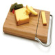 Swissmar Bamboo Cheese Board with Stainless Steel Wire Slicer – Non-Slip Feet Easy-Clean Surface – Cut & Serve Cheese in Style – Eco-Friendly Bamboo Boxed – Perfect for Entertaining or ing
