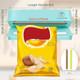 Bag Sealer - Mini Rechargeable Food Sealer Machine 5 Adjustable Gears Chip Bag Resealer with 3000mAh Battery and 4.7" Heating Strip Seal for Vacuum Sealer Bags Food Snack Bags Storage (Green)