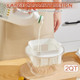 Yogurt Strainer Greek Yogurt Maker with Fine Mesh Strainer Greek Yogurt Milk Filter Food Strainer Greek Yogurt Strainer for Making Paneer Soybean Milk Kefir Tofu Cheese (White)