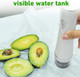 Vacuum Sealer for Food Portable Sealer Machine with 30 Reusable Vacuum Bags Handheld Vacuum Sealer with Visible Water Tank for Meat Fruit Vegetables 6X Preservation & Fresh
