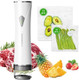 Vacuum Sealer for Food Portable Sealer Machine with 30 Reusable Vacuum Bags Handheld Vacuum Sealer with Visible Water Tank for Meat Fruit Vegetables 6X Preservation & Fresh