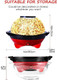 TLGREEN 6 Quart Popcorn Machine - 24 Cups Stir Crazy Popcorn Popper Machine Electric Hot Oil Popcorn Maker Machine with Nonstick Plate & Stirring Rod Large Lid as Serving Bowl and 2 Measuring Cups
