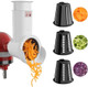 Slicer Shredder Attachment for KitchenAid Stand Mixer Cheese Grater Cheese Grater with 3 Blades Salad Maker Attachment for Kitchen aid Dishwasher Safe Food Slicer for Grating and Slicing Slicer Shredder Attachment for KitchenAid Stand Mixer Cheese Grater Cheese Grater with 3 Blades Salad Maker Attachment for Kitchen aid Dishwasher Safe Food Slicer for Grating and Slicing