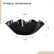 8 Pcs Taco Bowl Shell Maker 4-Inch Nonstick Carbon Steel Taco Salad Bowl Molds Wave Edge Design Perfect for Baking Frying and Serving Snacks and Salads